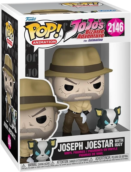 Funko Pop! & Buddy: Jojo'S - Joseph Joestar & Iggy - Jojo'S Bizarre Adventure - Koleksiyon Vinil Fig ürün görseli 1