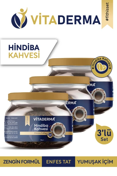 VİTADERMA HİNDİBA KAHVESİ 3'LÜ SET ürün görseli 1