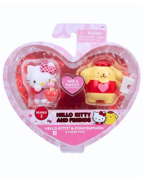 Hello Kitty Ve Arkadaşları Hello Kitty İle Pompompurin 2 li Figür Paketi ürün görseli 1