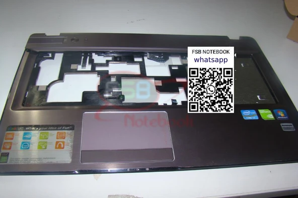 Lenovo Ideapad Y570 y570a y570d y570m y570n y570nt y570p 20091 Fa0hb000700 Palmrest  Üst Kasa Top Case Klavye Kasası ürün görseli 1