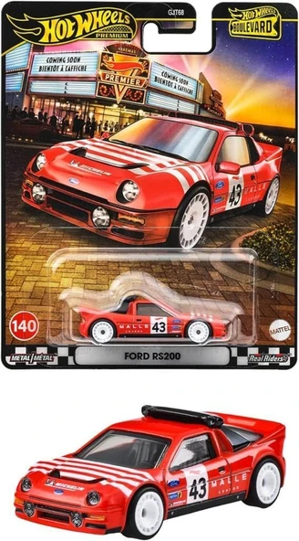 Hot Wheels Boulevard Premium Araçlar Ford Rs200 Gjt68 - Jbl29 ürün görseli 1