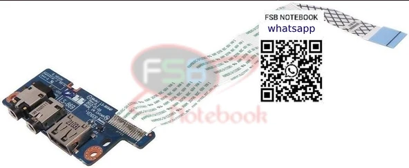 Lenovo  ideapad Y500 Y510 Notebook Audio ses Jack USB Port Board ürün görseli 1