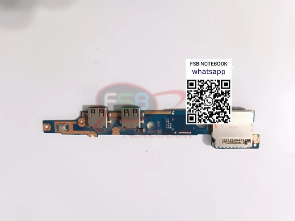 SAMSUNG NP530U4E USB PORT + KART OKUYUCU + POWER TETİK KARTI JKLNQRTY ürün görseli 1