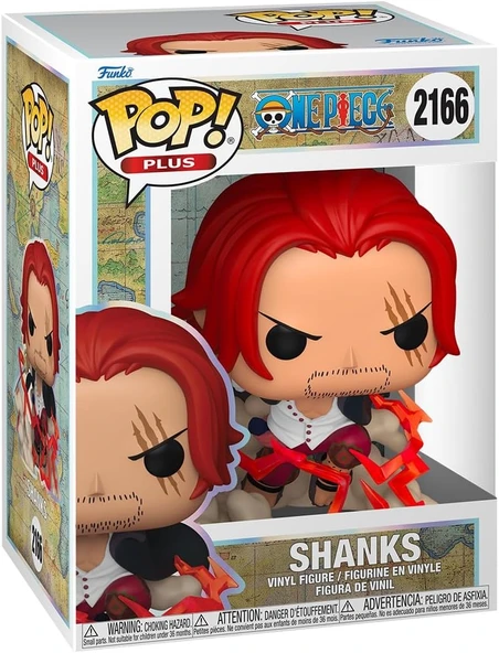 Funko Pop! Plus: One Piece - Shanks - Koleksiyonluk Vinil Figür - Hediye Fikri - Resmi Ürün - Çocukl ürün görseli 1