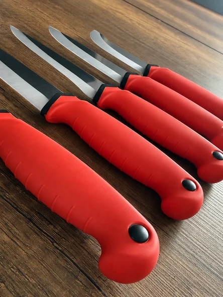 Ergonomik Soft Kaydırmaz Saplı-5'li Bıçak Seti - Resim 3