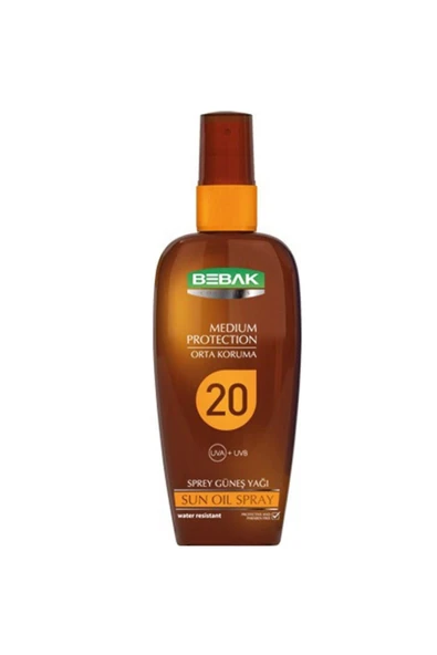 Bebak Güneş Yağı Spf20 Sprey 150 ml ürün görseli 1
