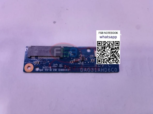 HP Pavilion 14-AL 14AL 14-AL000 14-AL100 14-AL200 SSD M.2 Bağlantı Orjinal Hp Pavilion 14-AL 14-AL107NT Laptop SSD Bağlantı Soketi DAG31AHD6C0 Rev : C ürün görseli 1