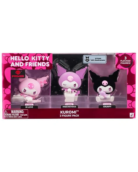 Hello Kitty Ve Arkadaşları Kuromi 3 lü Figür Paketi HKT0460 ürün görseli 1