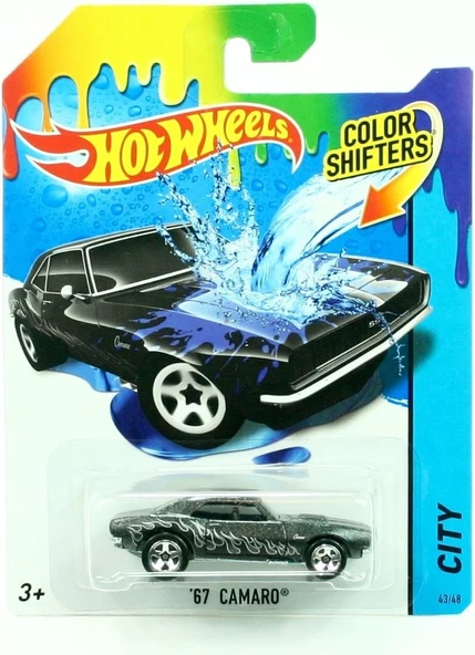 Hot Wheels Color Shifters '67 Camaro (Black To Blue) Packaging May Vary ürün görseli 1