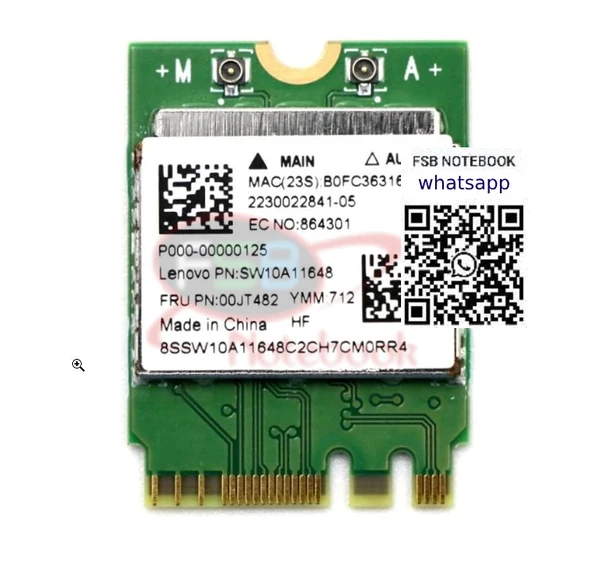 Lenovo Orijinal V110-14AST 80TC V110-15AST 80TD Wireless Wi-Fi Bağlantı LAN Kartı ürün görseli 1