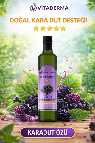 VİTADERMA Karadut Özü 500 ML ürün görseli 1