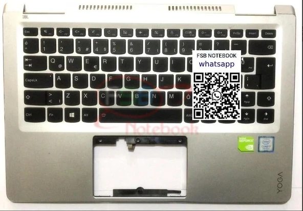 Lenovo Yoga 710-14IKB 80V4 Notebook Klavye Dahil Üst Kasa AM1JH000210 ürün görseli 1