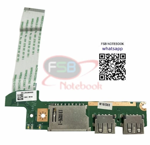 Lenovo Orijinal ideapad U330 U330 Touch Notebook SD Kart Okuyucu USB Port Board ürün görseli 1