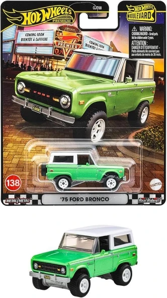 Hot Wheels Boulevard Premium Araçlar 75 Ford Bronco Gjt68 - Jbl12 ürün görseli 1