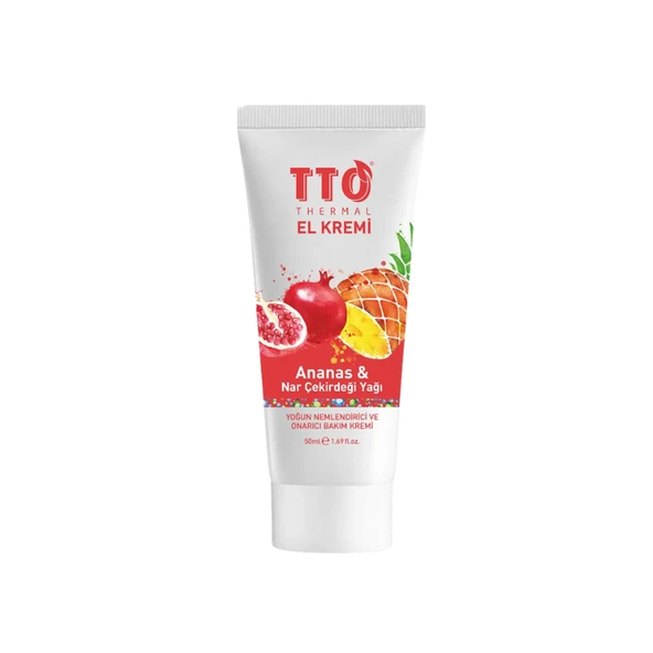 TTO Thermal Ananas ve Nar Çekirdeği El Kremi 50 ml ürün görseli 1
