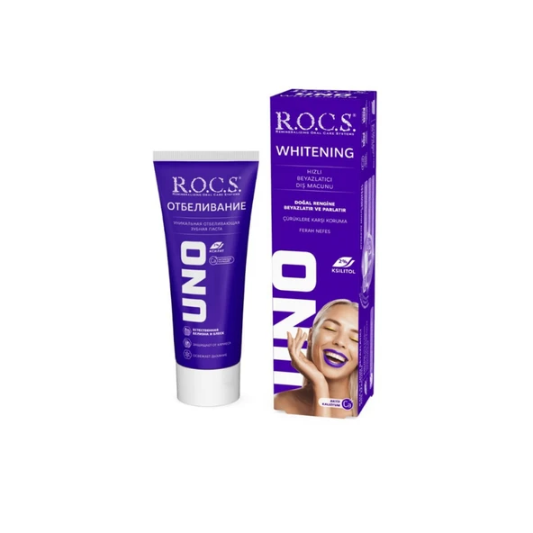 Rocs Uno Whitening Diş Macunu 60 ml ürün görseli 1
