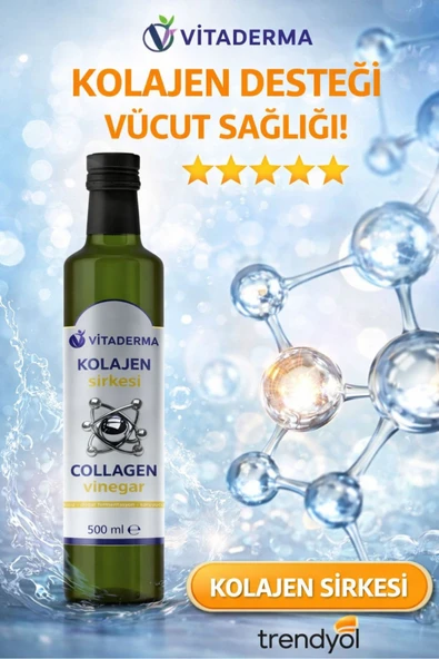 VİTADERMA Kolajen Sirkesi 500 ML ürün görseli 1