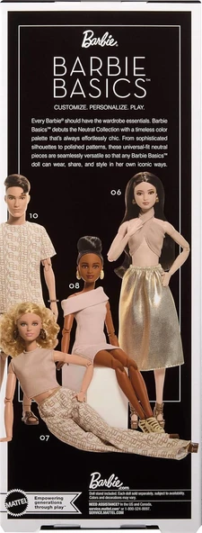 PTTAVM: Barbie Basics 07 Siyah Uzun Saçlı Jjx26