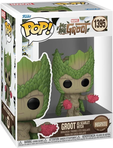 Funko Pop! Marvel: 85. Yıldönümü - Biz Groot, Groot'Uz, Scarlet Witch ürün görseli 1