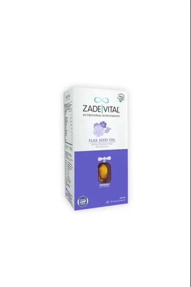 Zade Vital Keten Tohumu Yağı 60 Yumuşak Kapsül ürün görseli 1