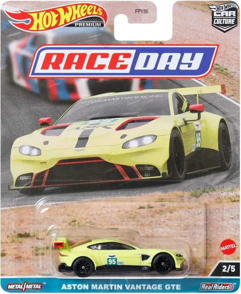 Mattel Hot Wheels Premium Car Culture Race Day Aston Martin Vantage Gte - Hkc60 ürün görseli 1