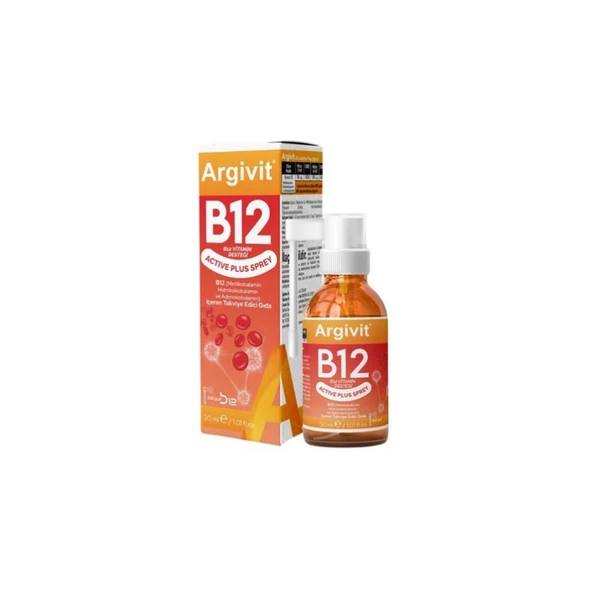 Argivit B12 Active Plus Sprey 30 ml ürün görseli 1