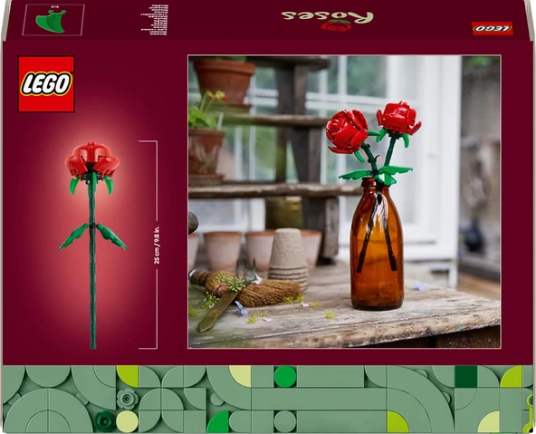 Lego Botanicals Gül 40460 Yapım Seti (120 Parça) - Resim 3