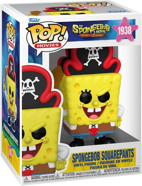 Funko Pop! Filmler: Sünger Bob Filmi - Sünger Bob Squarepants - Koleksiyon Vinil Figür - Hediye Fikr ürün görseli 1