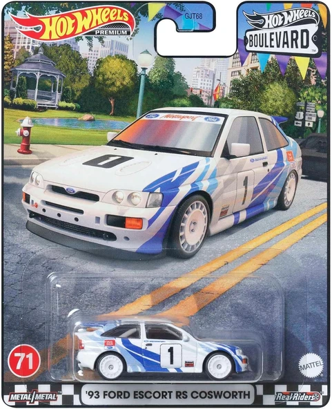 Mattel Hotwheels Hot Wheels Premium Boulevard '93 Ford Escort Rs Cosworth Hkf17 ürün görseli 1