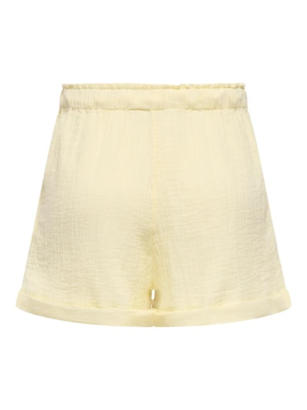 Only   ONLTHYRA SHORT STRING SHORTS CS WVN Kadın Sarı Şort - 15373387 - Resim 2