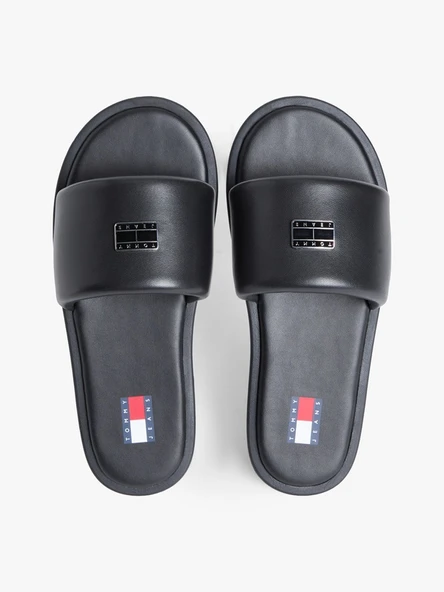 Tommy Hilfiger   TJW SOFT PADDED CASUAL SLIDE Kadın Siyah Terlik - EN0EN02950 ürün görseli 1