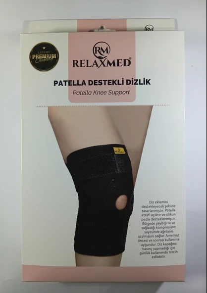 Silikon Pedli Patella Destekli Dizlik  Günlük Kullanım İçin Konforlu Diz Koruyucu ürün görseli 1