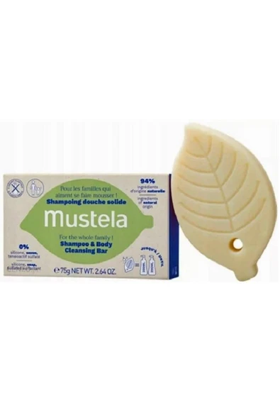 Mustela Shampoo Body Cleansing Bar 75 g - Resim 2