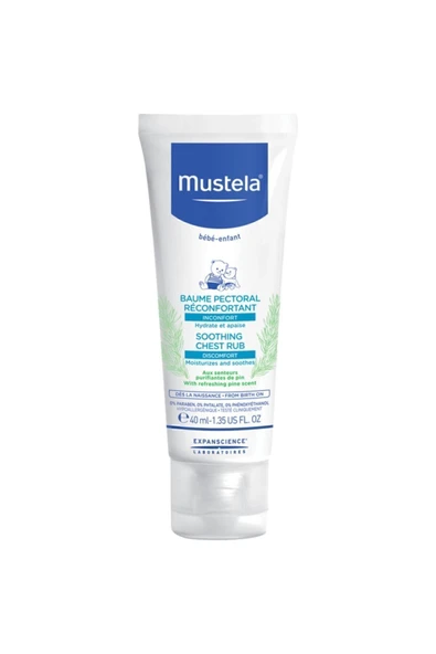 Mustela Soothing Chest Rub (Rahatlatıcı Göğüs Balsamı) 40 ml ürün görseli 1