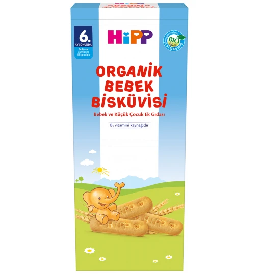 Organik Bebek Bisküvisi 180 Gr ürün görseli 1