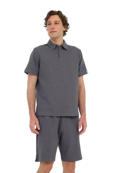 Lumberjack   6M,MB BOONE 12BS103 6FX Erkek Antrasit T-Shirt - 102064730 ürün görseli 1