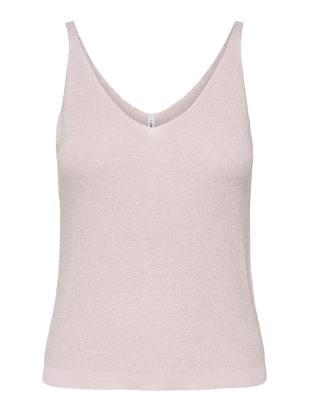 Only   ONLSHINA SL GLITTER TOP KNT Kadın Mor Bluz - 15322379 ürün görseli 1