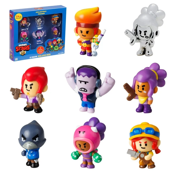 Brawl Stars 8'li Delüks Figür NessiWorld ürün görseli 1