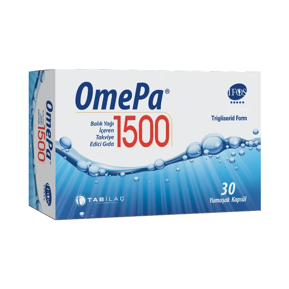 Omepa Balık Yağı 1500 mg 30 Yumuşak Kapsül ürün görseli 1