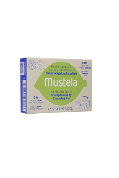 Mustela Shampoo Body Cleansing Bar 75 g ürün görseli 1