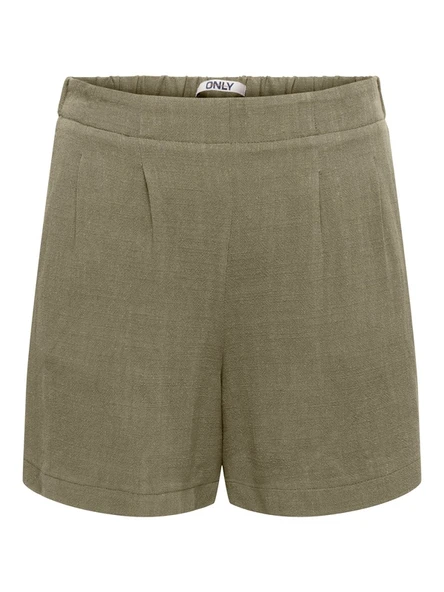 Only   ONLSIESTA HW SIMPLE LINEN BL SHORTS PNT Kadın Yeşil Şort - 15370395 ürün görseli 1