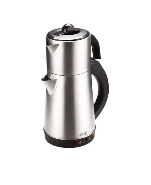 Hook Inox Paslanmaz Çelik Çay Makinesi Su Isıtıcı Çaycı Elektrikli Çaydanlık ürün görseli 1