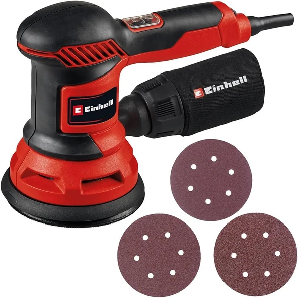 Einhell Eksantrik Zımpara Tc-Rs 425 E (425 W, 25 Adet Ø 125 Mm Zımpara Diski, P60, P80, P120 Zımpara ürün görseli 1