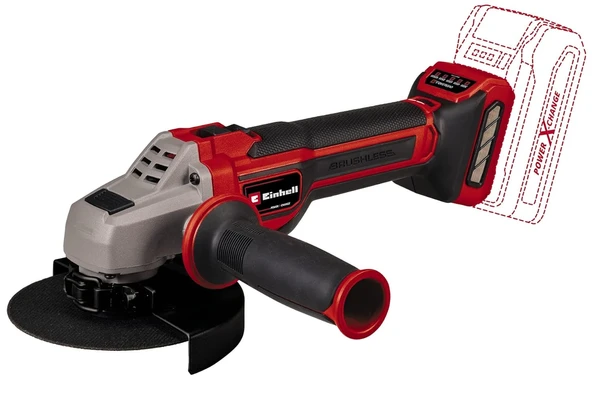 Einhell Professional Akülü Avuç Taşlama Tp-Ag 18/125 Ce Q Li Power X-Change (18 V, 900 W, 125 Mm Çap ürün görseli 1