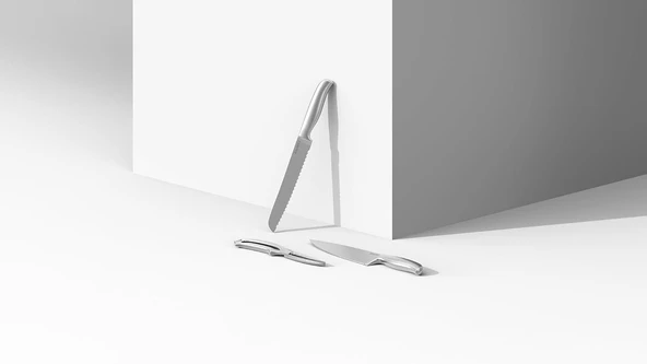 Berghoff Dina Frame 8 Parça Bloklu Bıçak Seti - Resim 7