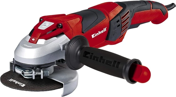 Einhell Te-Ag 125 Ce Devir Ayarlı Taşlama, Avuç Taşlama Makinesi, Elektrikli, 1100W, Kırmızı/Siyah/G ürün görseli 1