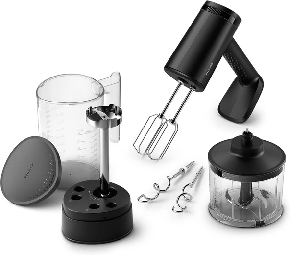 Philips 5000 Serisi Güçlü El Mikser Seti 500W, El Blender Aparatı, Doğrayıcı Aparatı, Ölçekli Akıllı ürün görseli 1