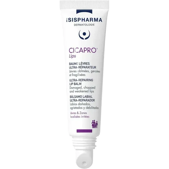 Isispharma Cicapro Dudak Onarıcı Balsam 15ml ürün görseli 1