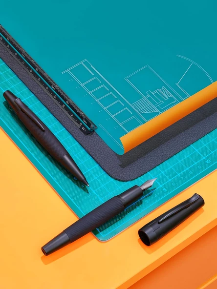 Faber-Castell E-Motion Pure Black Versatil Siyah - Resim 6