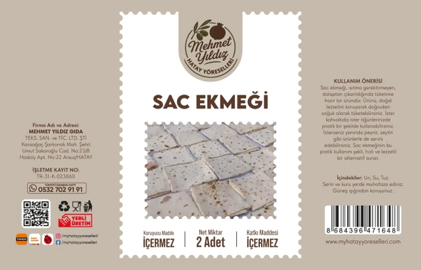 Sac ekmeği 2li paket - Resim 2